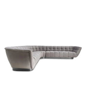 Vera Silver Light Gray Stylish Sectional