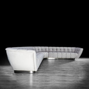 Vera Silver Light Gray Stylish Sectional RG