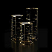 Vitolo Flower Stands Champagne Gold