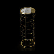 Vitolo Large Flower Stand Champagne Gold