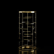 Vitolo Medium Flower Stand Champagne Gold Roberto Grassie