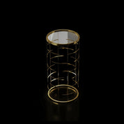 Vitolo Medium Flower Stand Champagne Gold