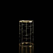 Vitolo Small Flower Stand Champagne Gold Roberto Grassie