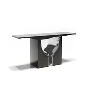 Vivaldi Black Silver Console Table Roberto Grassie