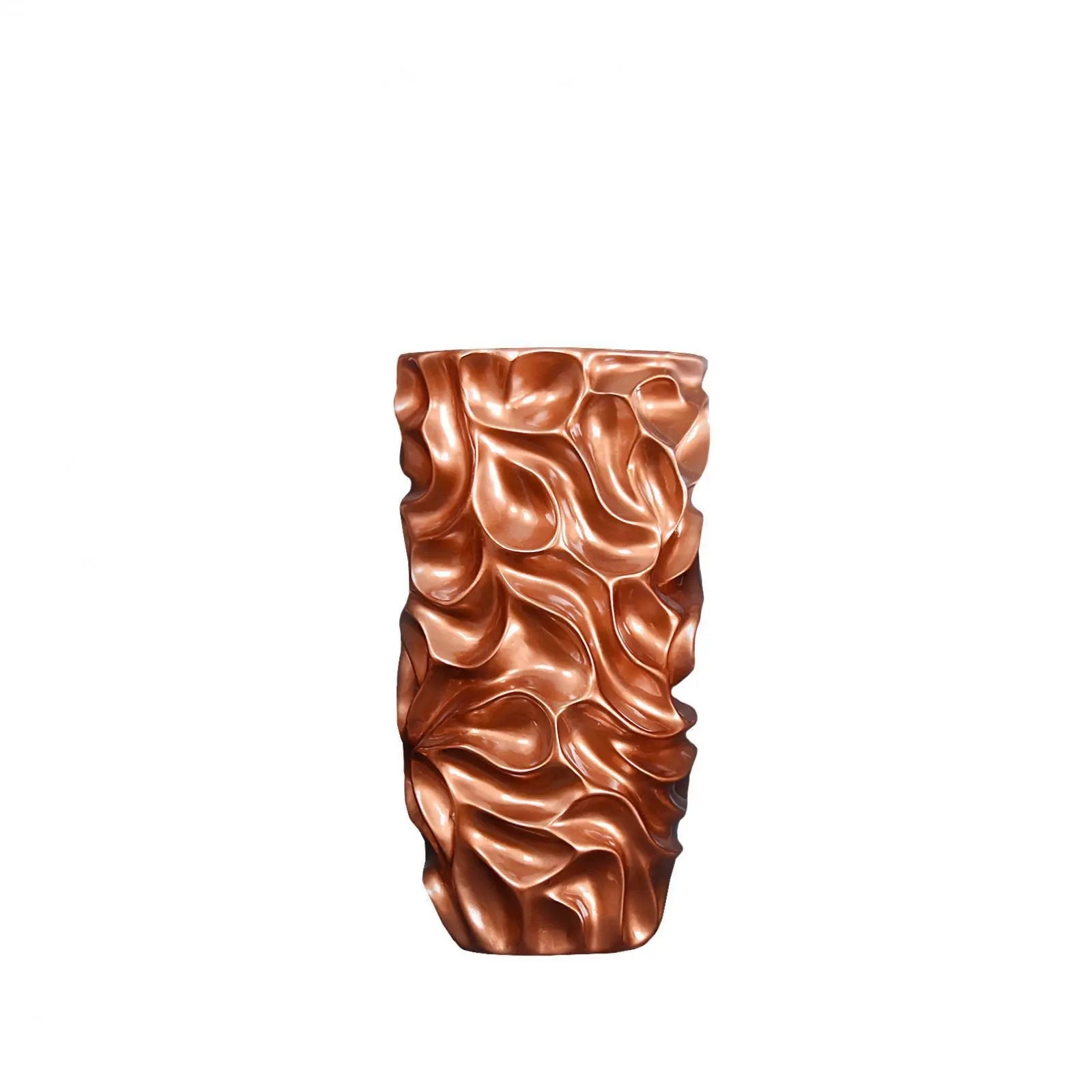 Vortex Medium Copper Vase