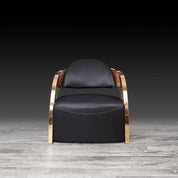 Zetta RG Black Modern Accent Chair