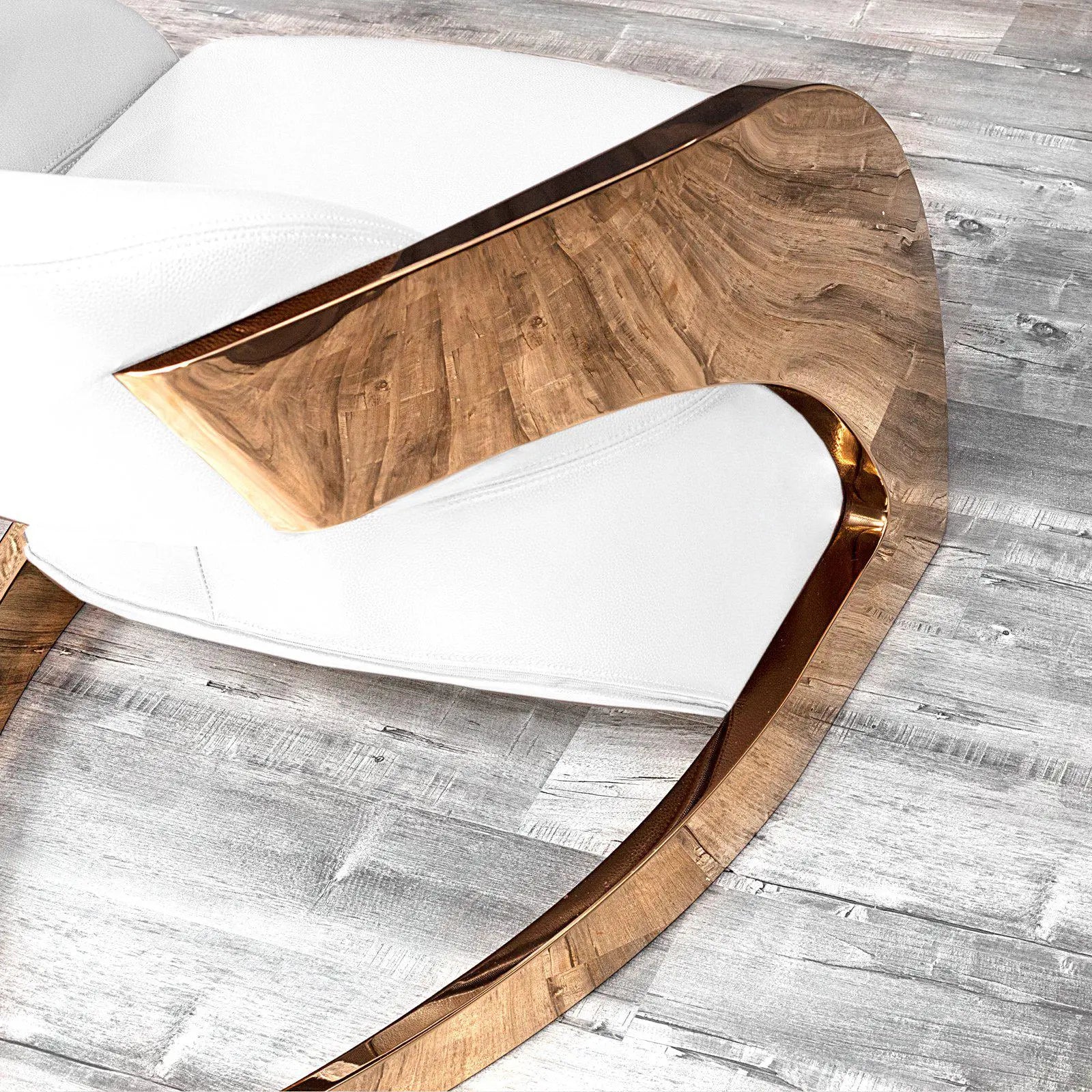 Zetta RG White Luxury Accent Chair RG