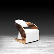 Zetta RG White Stylish Accent Chair RG