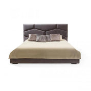 Alveare Dark Gray Silver Cal King Bed