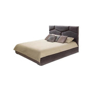Alveare Dark Gray Silver Cal King Stylish Bed