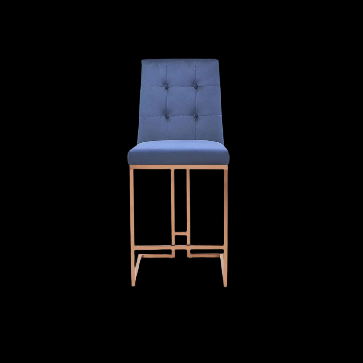 Counter Stool - Cameron Luxury Velvet & Stainless - Roberto Grassie ...