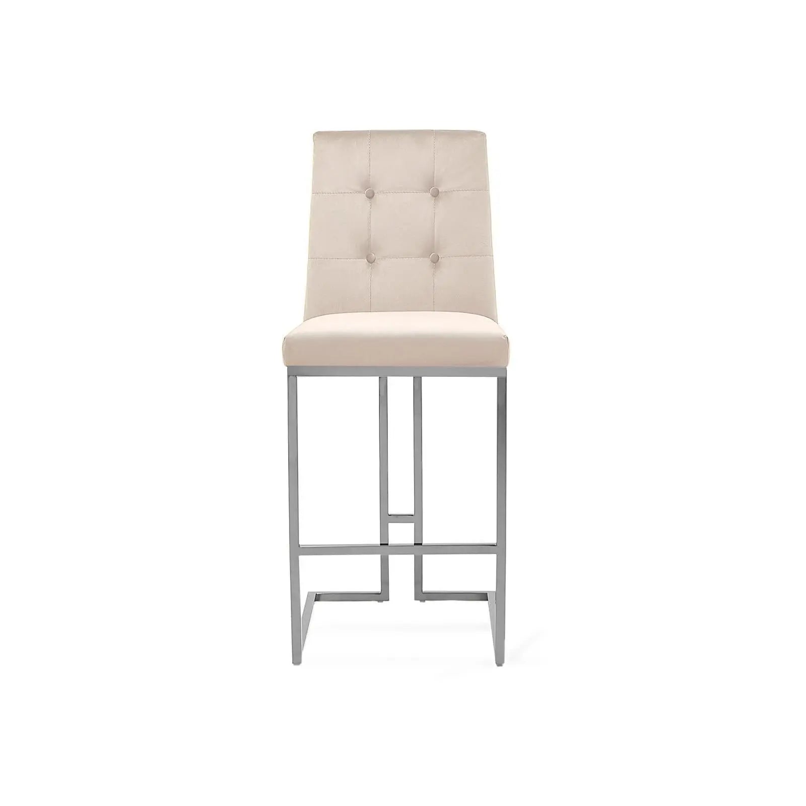 Bar Stool Cameron Bar Stool Silver Roberto Grassie Furniture