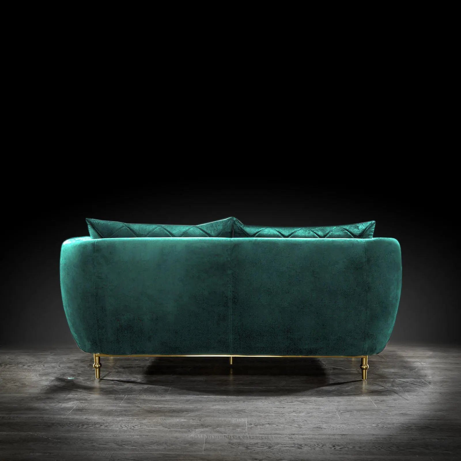 Cerchio Gold Green Luxury Sofa Set