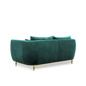 Cerchio Gold Green Stylish Sofa Set