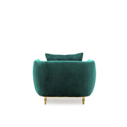 Cerchio Gold Green Stylish Sofa Set