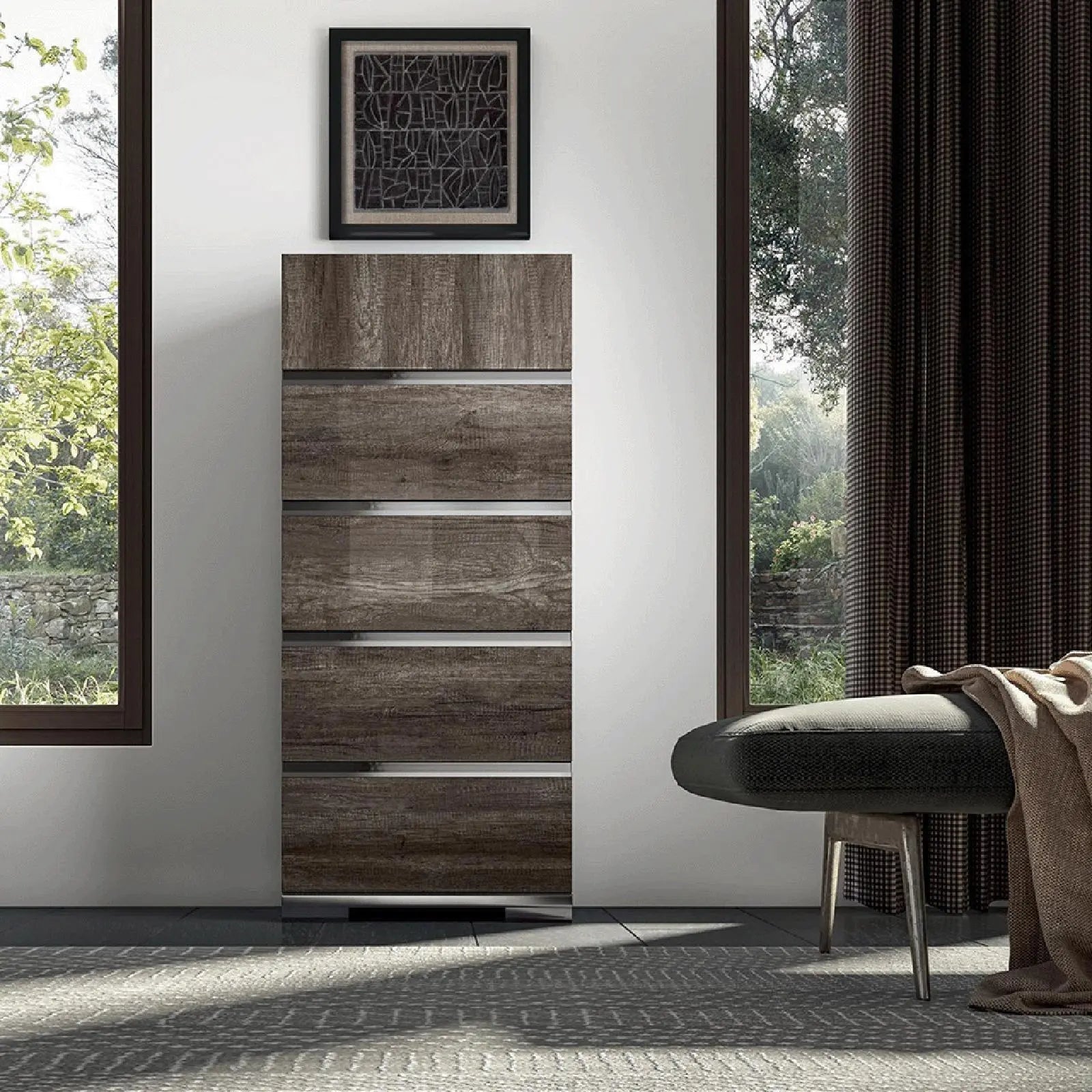 Dea Vintage Oak Modern Chest