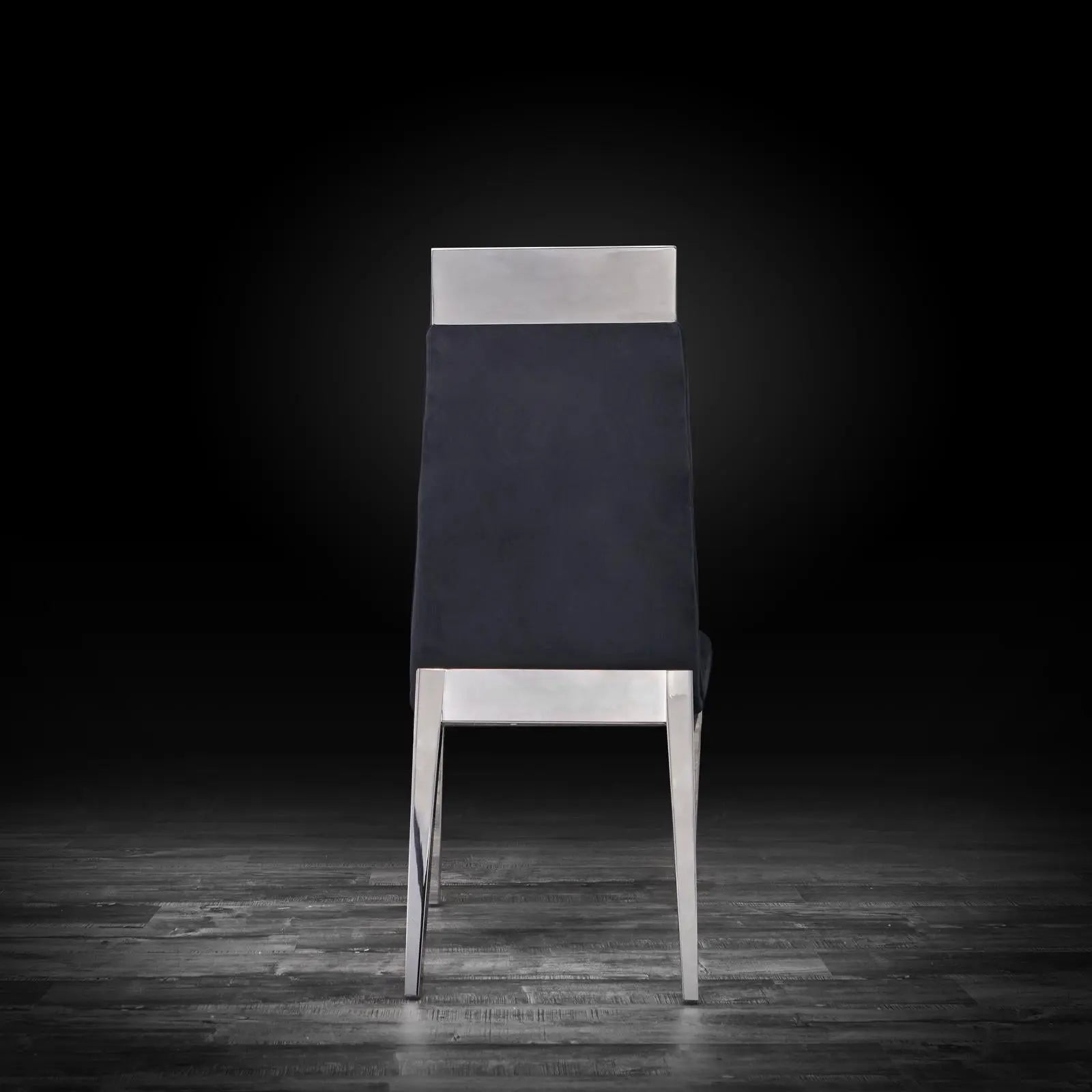 Gianna Silver Black Luxury Dining Chair