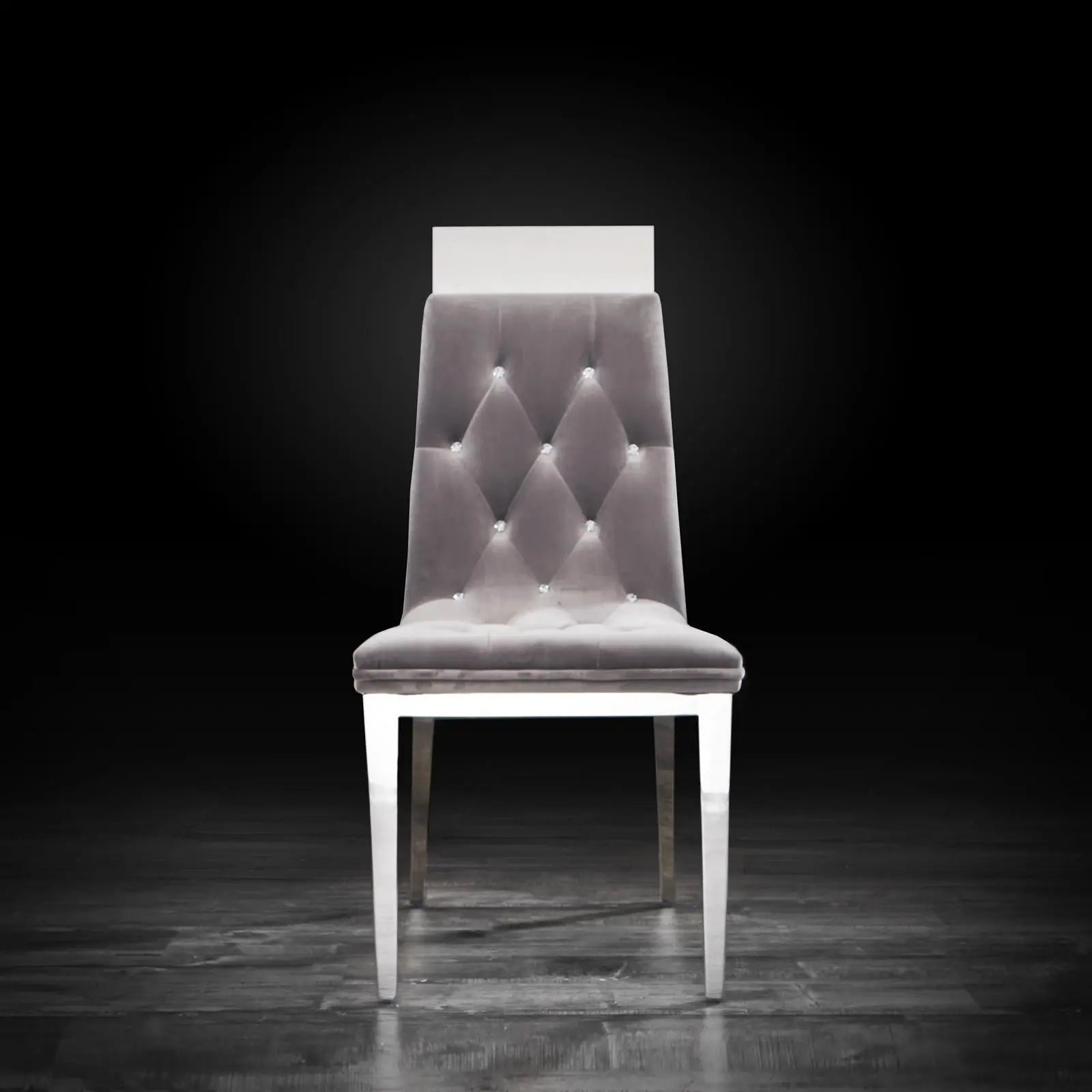 Gianna Silver Gray Modern Dining Chair