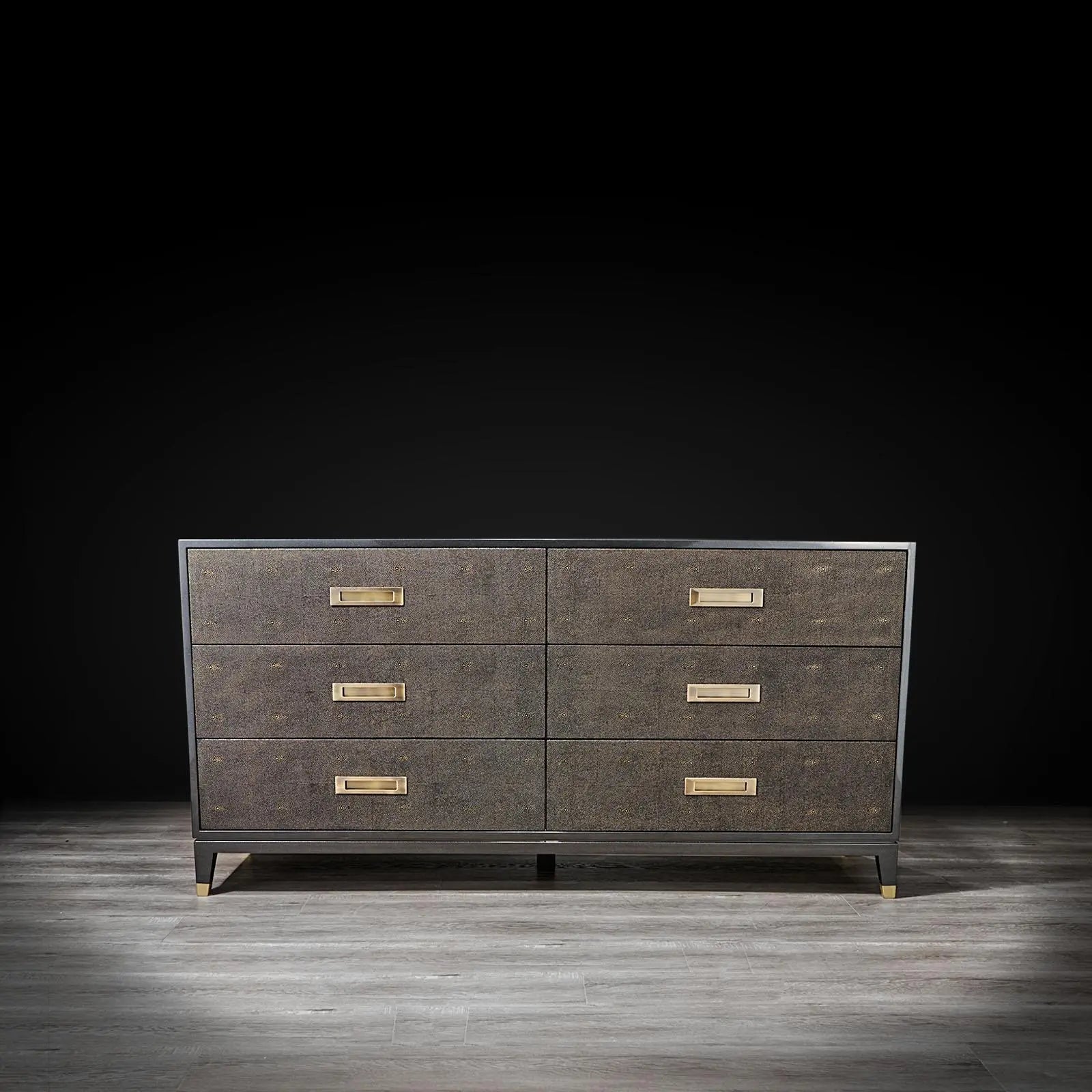 grey shagreen dresser Gray Shagreen 6-Drawer Dresser | OROA Modern Howard