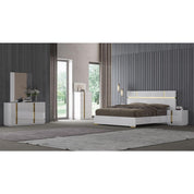 Marbella White Chest | Titanium Gold