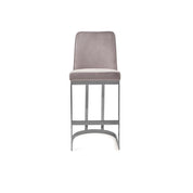 Mariella Silver Gray Counter Bar Stool