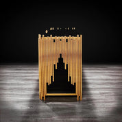 Mauris Door Titanium Gold Brushed Stainless Steel Base Luxury Buffet