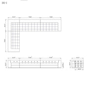 Mino Ivory Ax Sectional