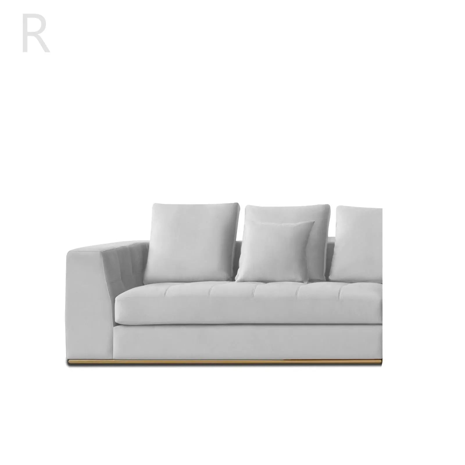 Mino Ivory Stylish Sectional