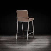 Nolan Taupe Roberto Grassie Bar Stool