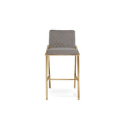 Nolan Titanium Gold Counter Bar Stool