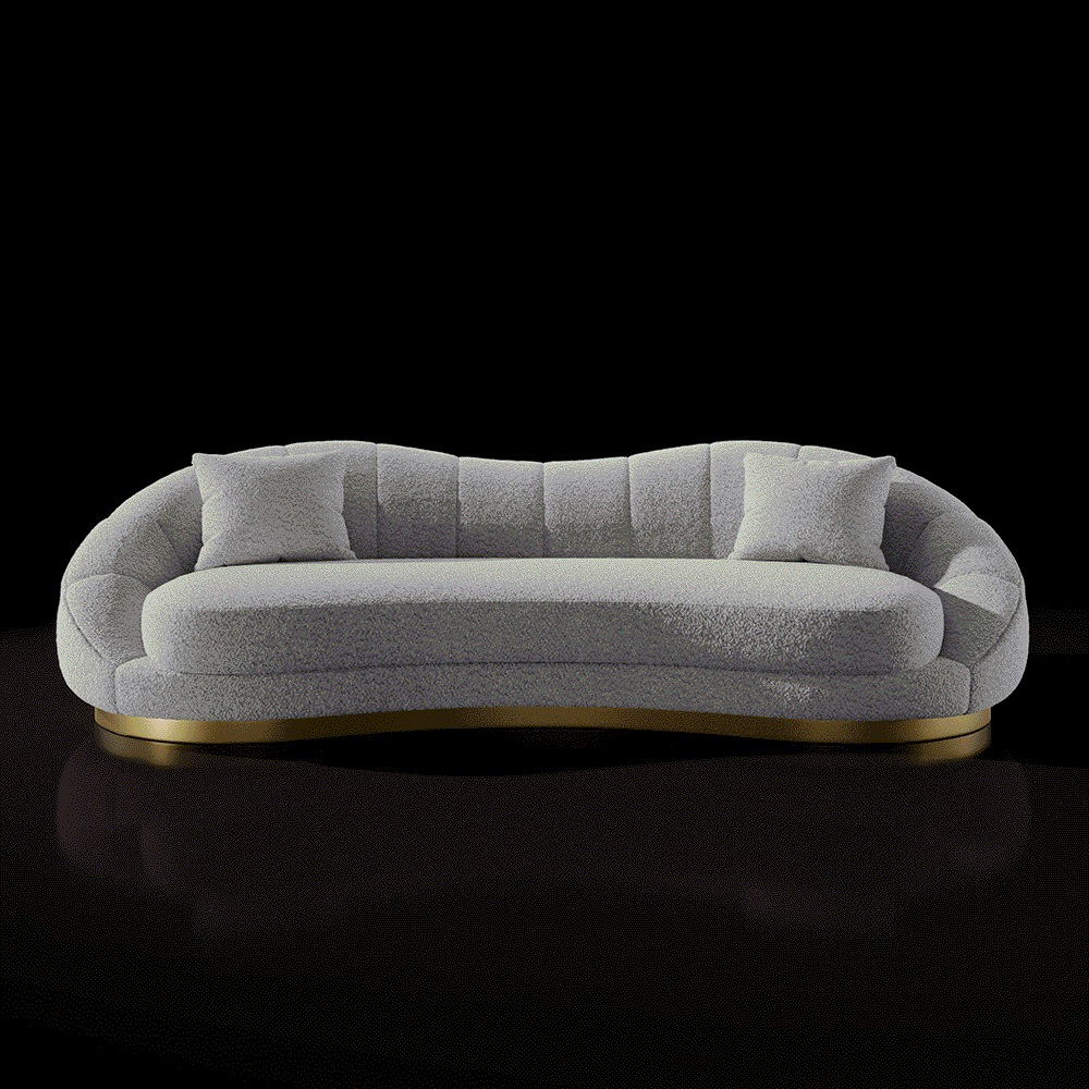 Oslo Gold Sofa Ivory Roberto Grassie Furniture Min