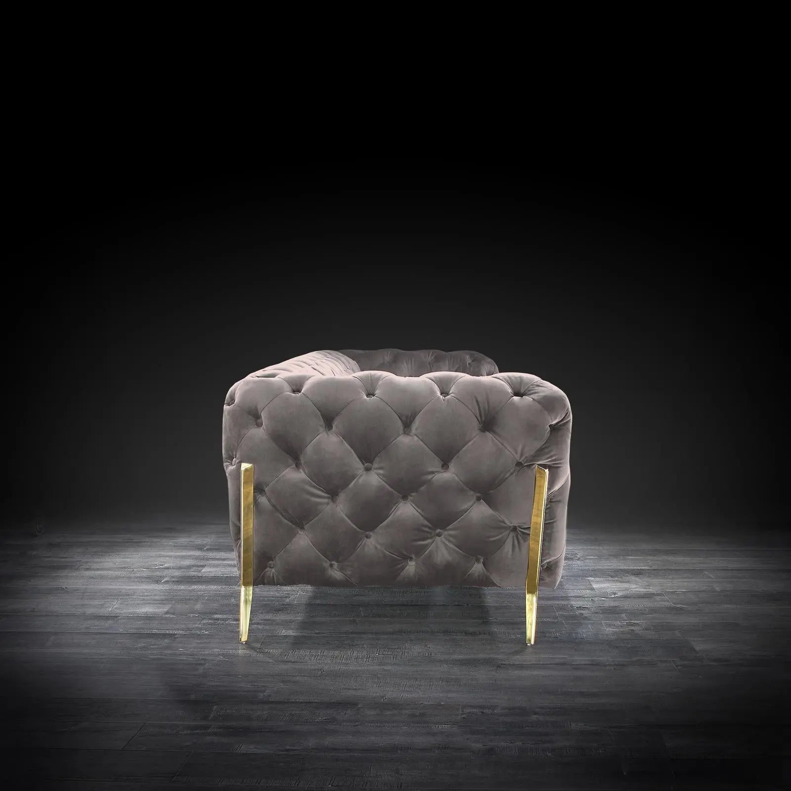Regina Dark Gray Sofa Set