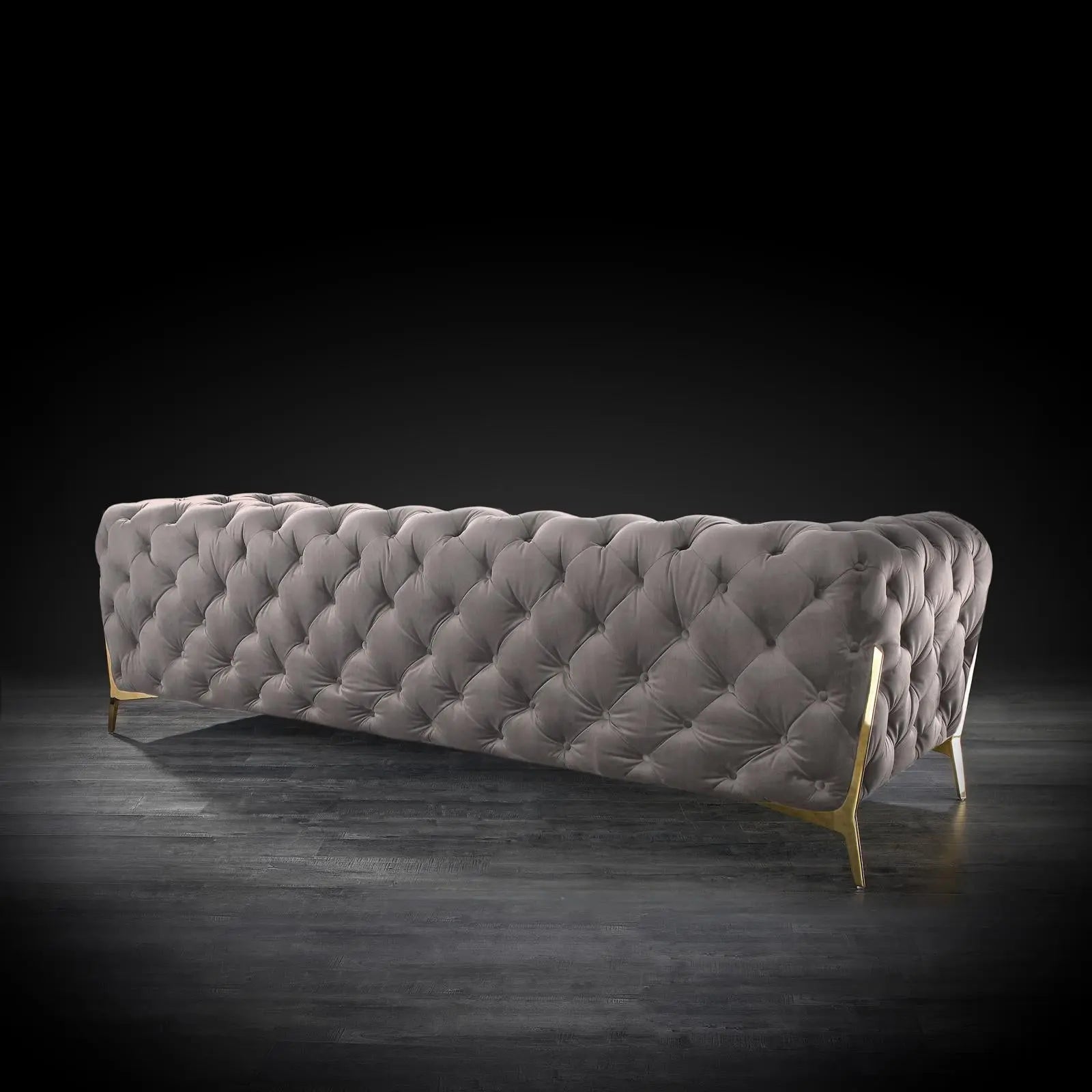 Regina Dark Gray Sofa Set