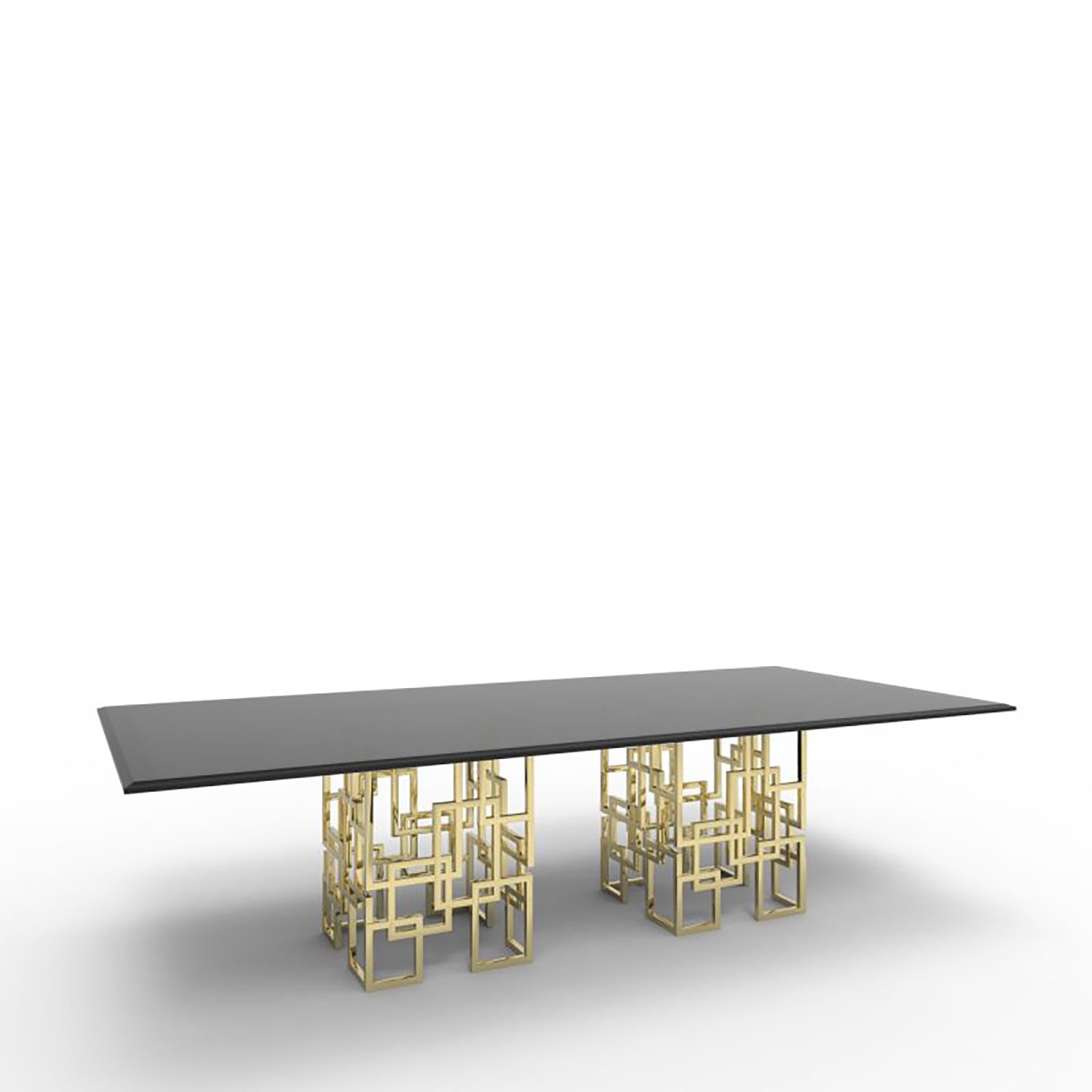 Spectra Rectangular Glass Top Dining Tables