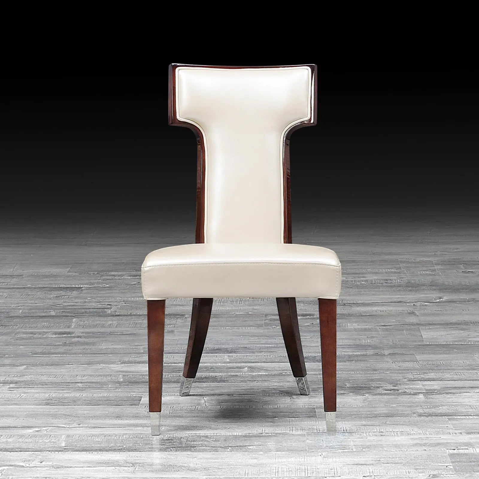 Tobias Lacquered Modern Dining Chair